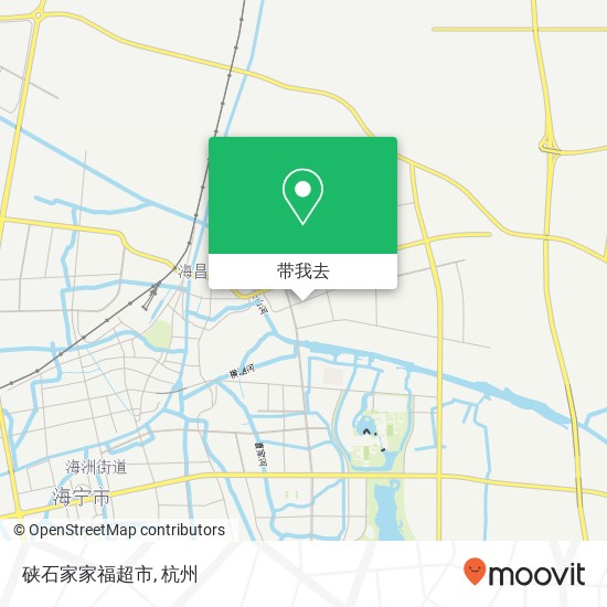 硖石家家福超市地图