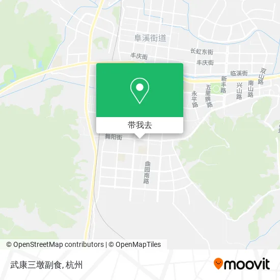 武康三墩副食地图