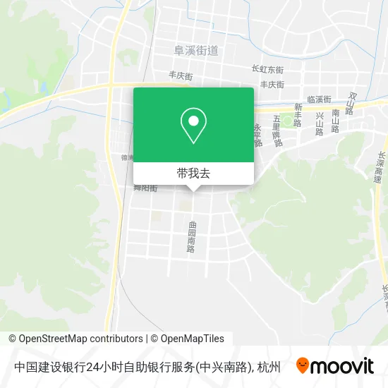 中国建设银行24小时自助银行服务(中兴南路)地图