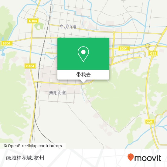 绿城桂花城地图