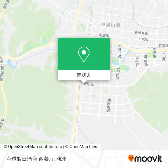 卢球假日酒店-西餐厅地图