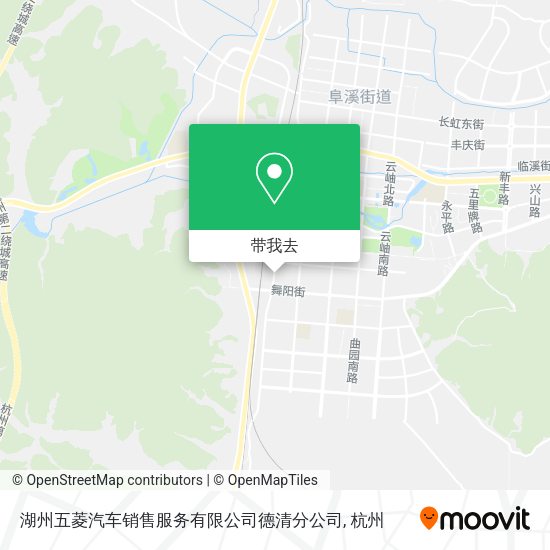 湖州五菱汽车销售服务有限公司德清分公司地图