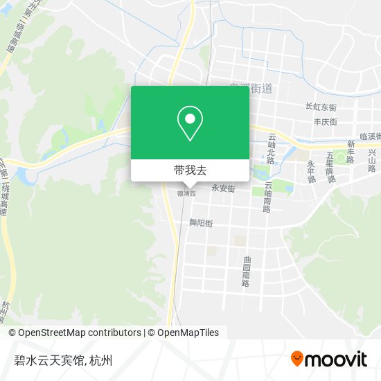 碧水云天宾馆地图