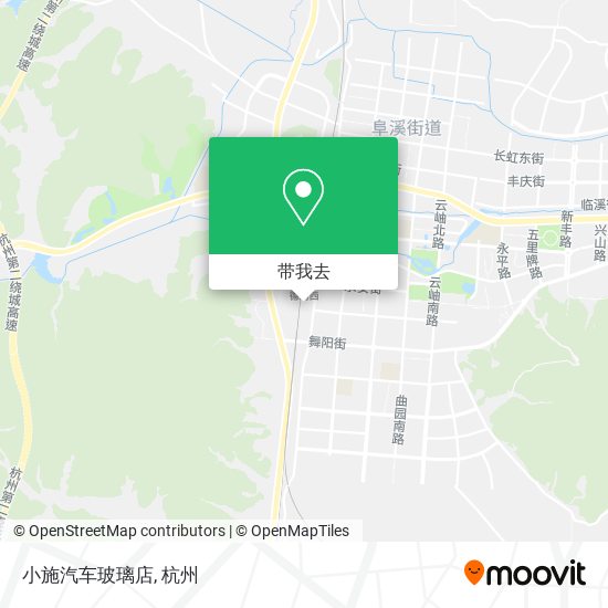 小施汽车玻璃店地图