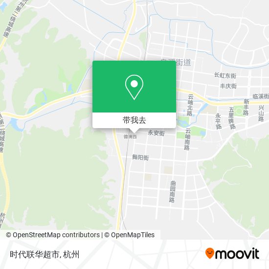 时代联华超市地图