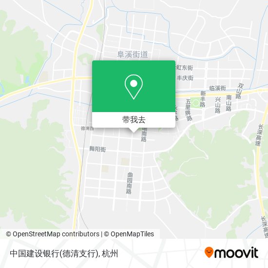 中国建设银行(德清支行)地图
