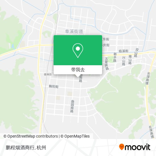 鹏程烟酒商行地图