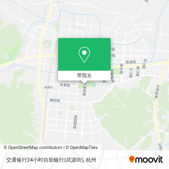 交通银行24小时自助银行(武源街)地图