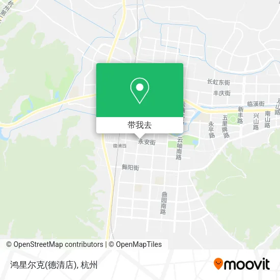 鸿星尔克(德清店)地图