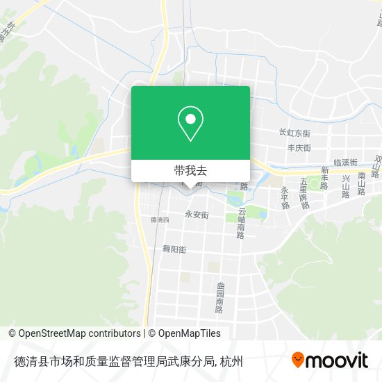 德清县市场和质量监督管理局武康分局地图