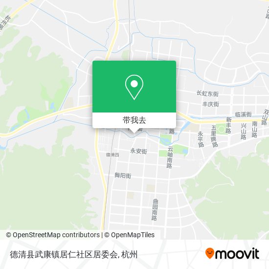 德清县武康镇居仁社区居委会地图
