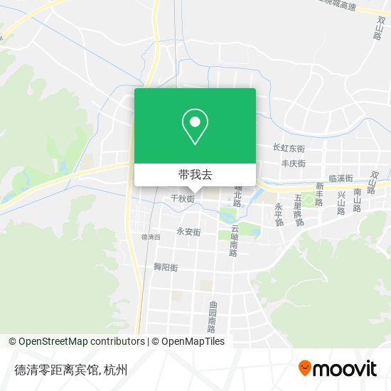 德清零距离宾馆地图
