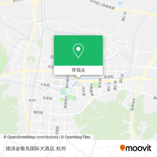 德清金银岛国际大酒店地图