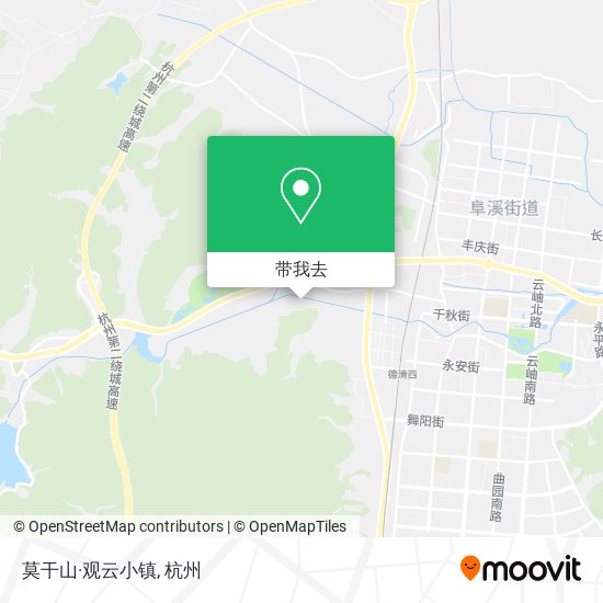 莫干山·观云小镇地图