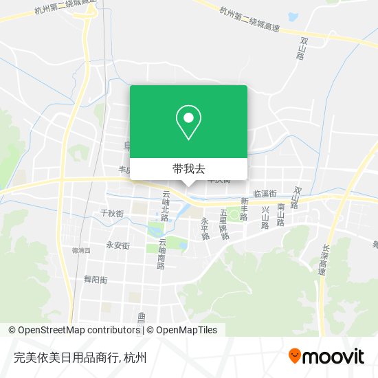 完美依美日用品商行地图