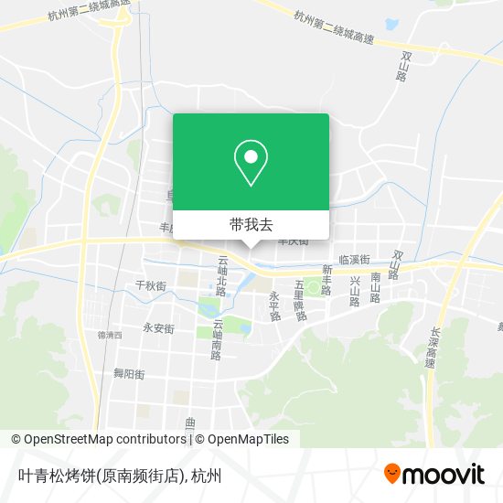 叶青松烤饼(原南频街店)地图