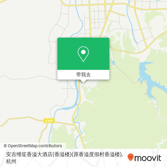 安吉维笙香溢大酒店(香溢楼)(原香溢度假村香溢楼)地图