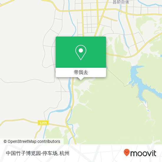 中国竹子博览园-停车场地图