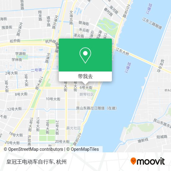 皇冠王电动车自行车地图