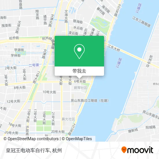 皇冠王电动车自行车地图