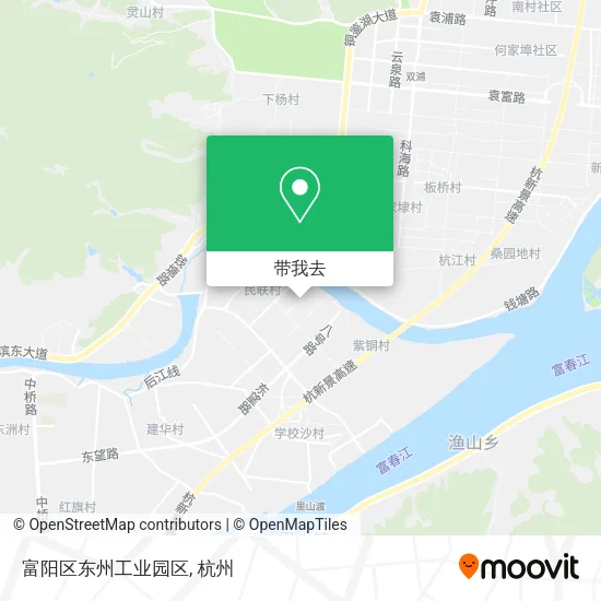 富阳区东州工业园区地图