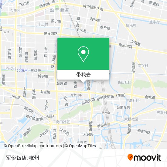 军悦饭店地图