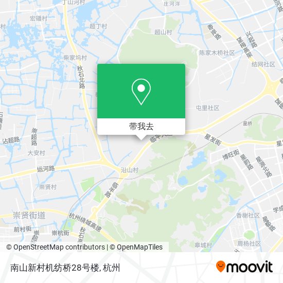 南山新村机纺桥28号楼地图