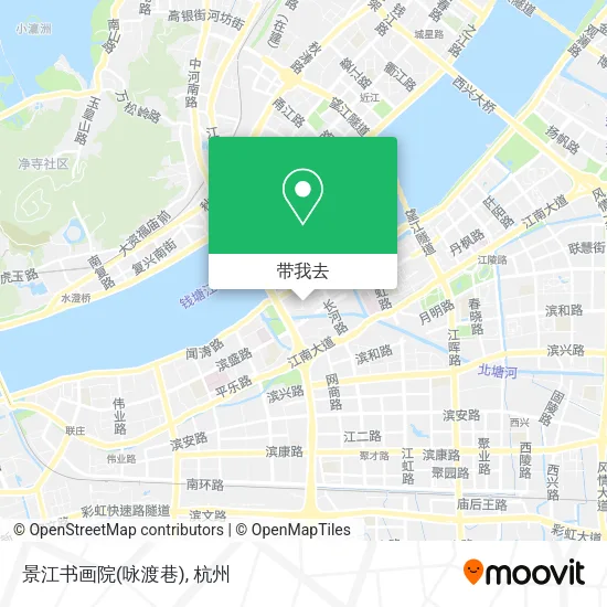 景江书画院(咏渡巷)地图