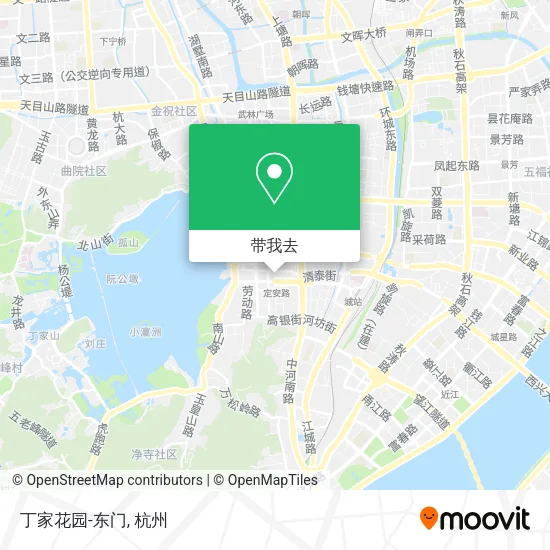 丁家花园-东门地图