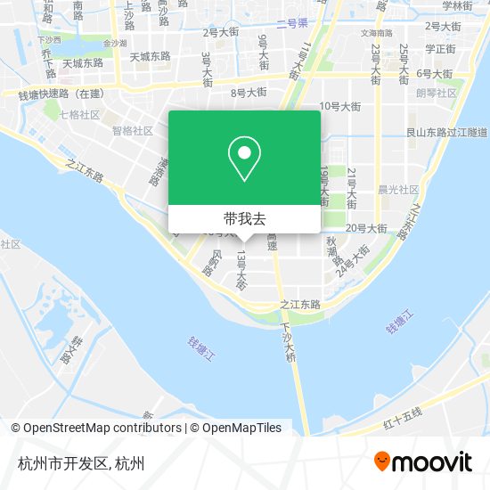 杭州市开发区地图
