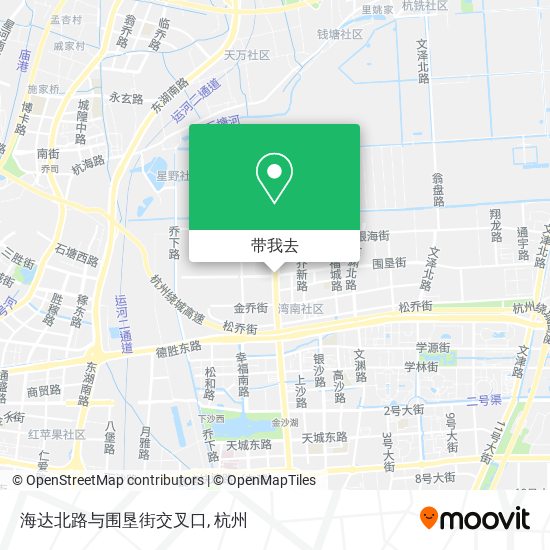 海达北路与围垦街交叉口地图