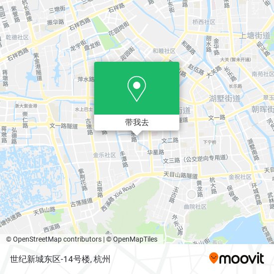 世纪新城东区-14号楼地图