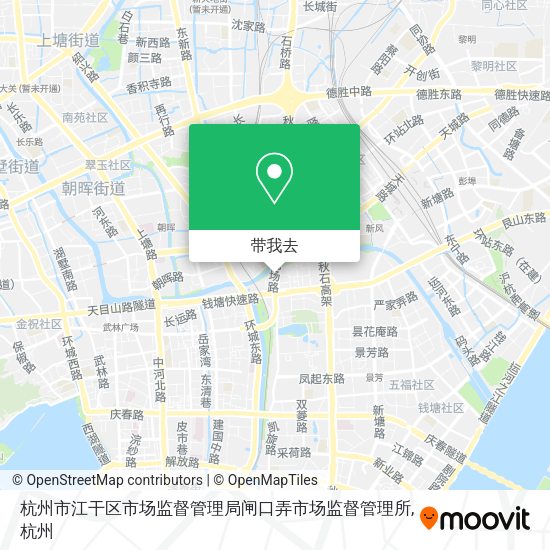杭州市江干区市场监督管理局闸口弄市场监督管理所地图