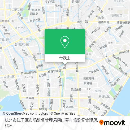 杭州市江干区市场监督管理局闸口弄市场监督管理所地图