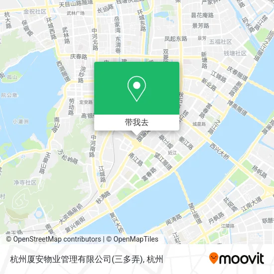 杭州厦安物业管理有限公司(三多弄)地图