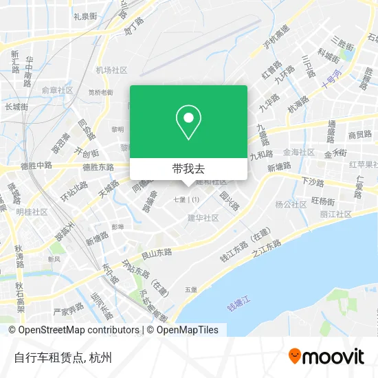 自行车租赁点地图