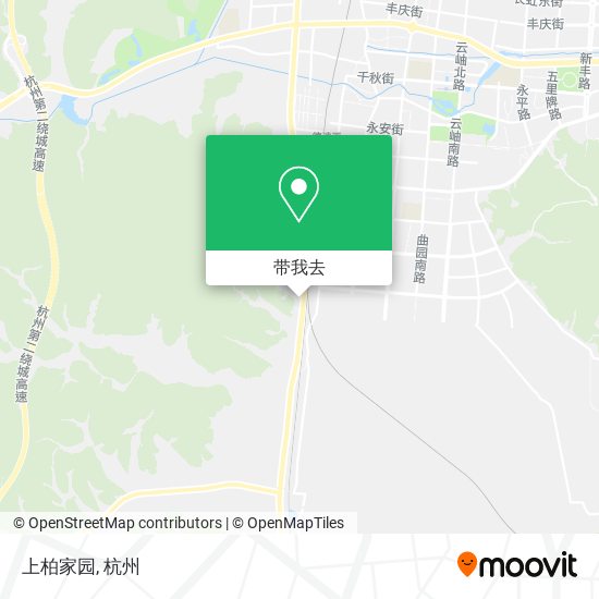 上柏家园地图