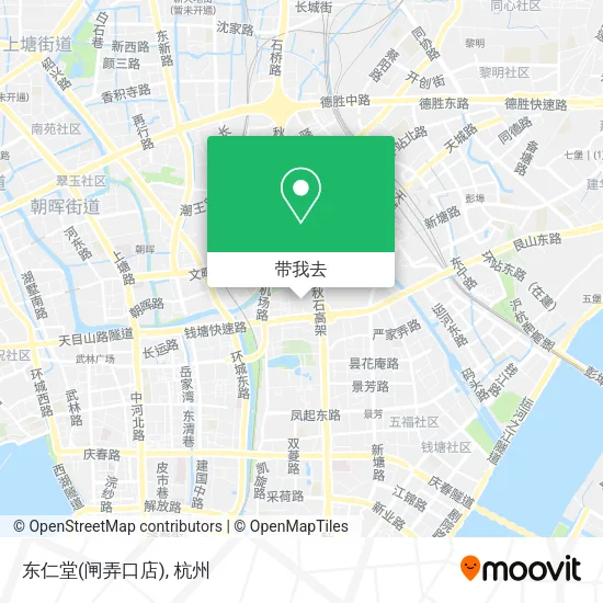 东仁堂(闸弄口店)地图