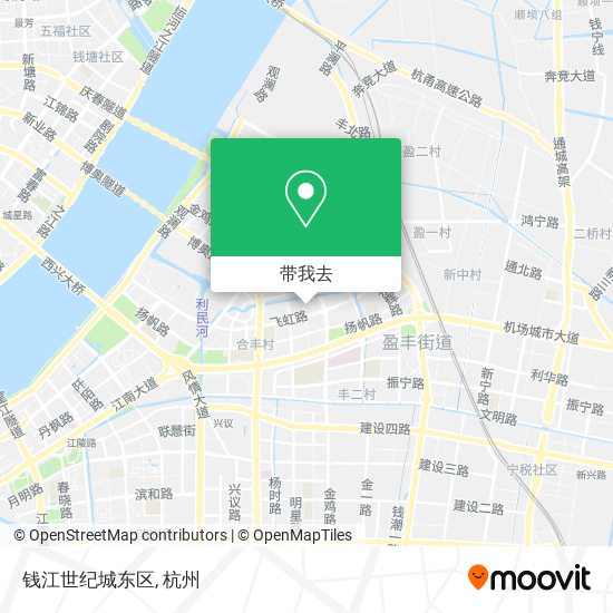 钱江世纪城东区地图