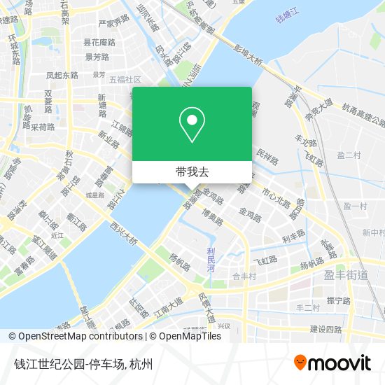 钱江世纪公园-停车场地图