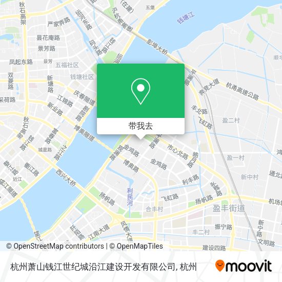杭州萧山钱江世纪城沿江建设开发有限公司地图