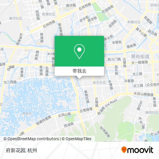 府新花园地图