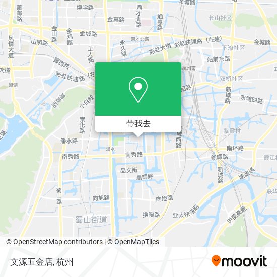 文源五金店地图