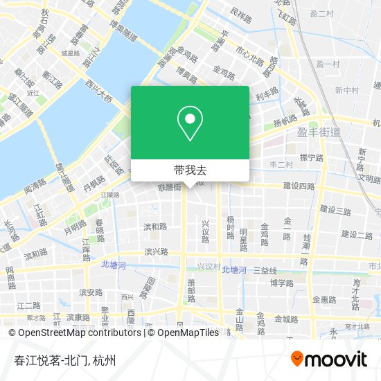 春江悦茗-北门地图
