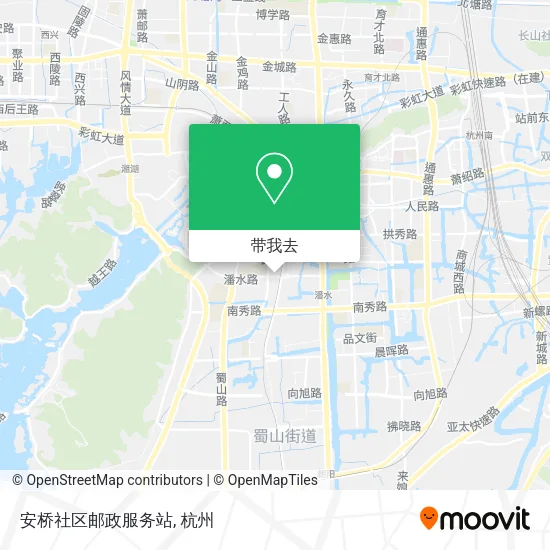 安桥社区邮政服务站地图