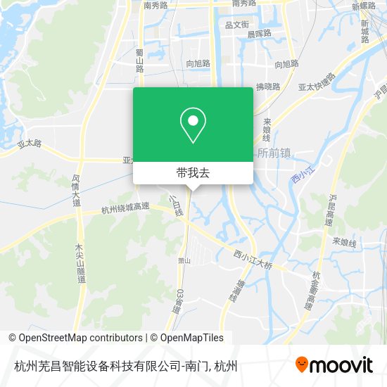 杭州芜昌智能设备科技有限公司-南门地图