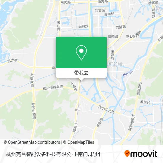 杭州芜昌智能设备科技有限公司-南门地图
