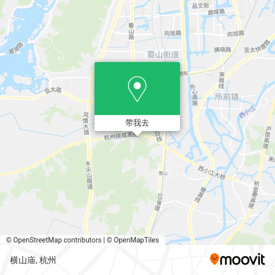 横山庙地图