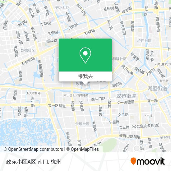 政苑小区A区-南门地图