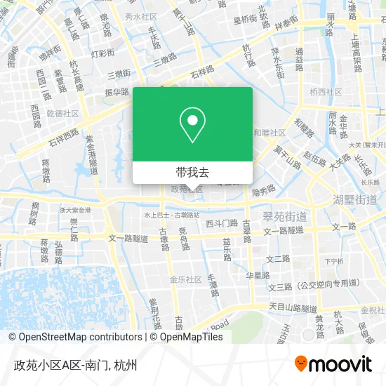 政苑小区A区-南门地图
